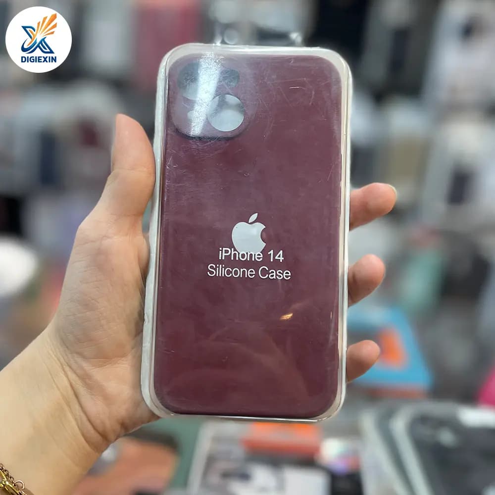 کاور سیلکونی اصل مناسب برای آیفون 14 نرمال — تصویر ۲