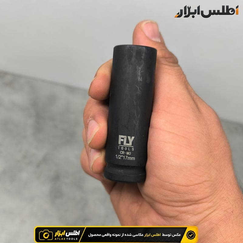 بکس 17 میلی‌متر بلند 12 پر 1/2 اینچ فلای‌تولز مدل 5524017 — تصویر ۲