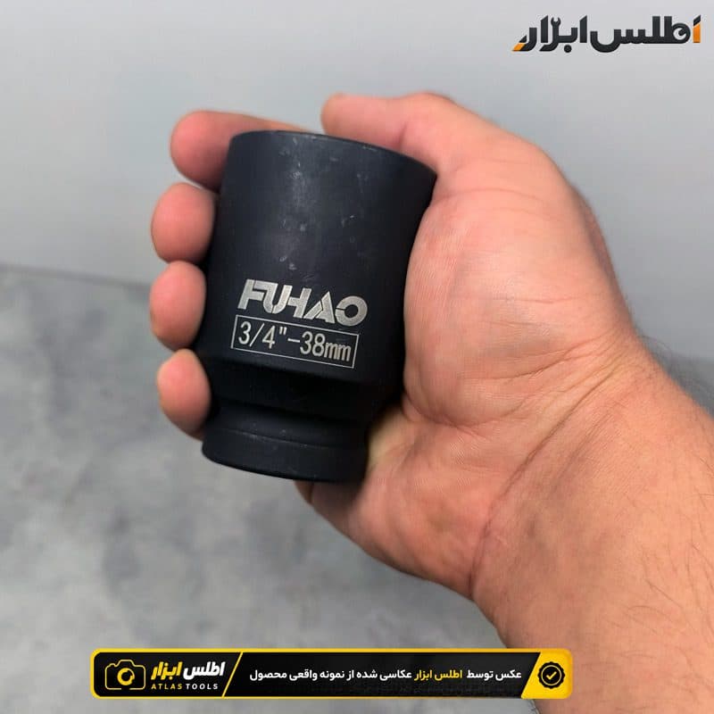 بکس 38 میلی‌متر 3/4 اینچ 6پر FUHAO بلند — تصویر ۲