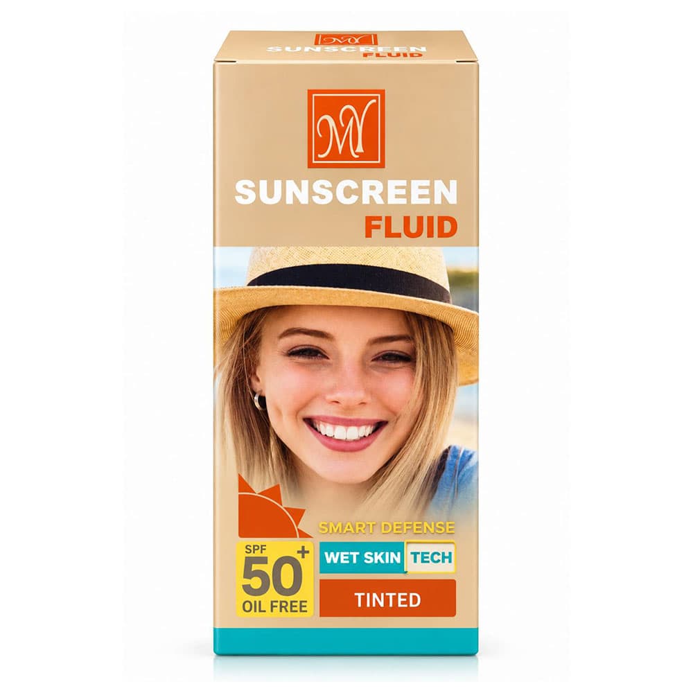ضد آفتاب مای فلوییدی رنگی اسمارت دیفنس MY SUNSCREEN FLUID TINTED SPF 50 — تصویر ۲