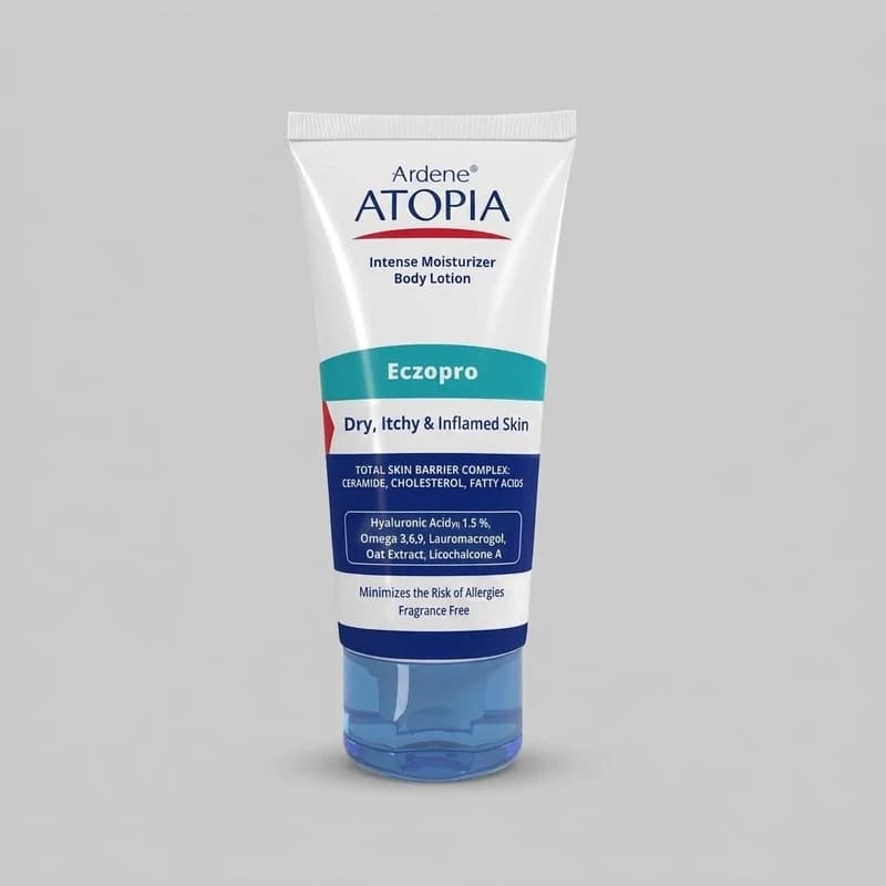 لوسیون مرطوب کننده بدن آردن آتوپیا مدل Eczopro ضد خشکی و اگزما، حاوی سرامید، هیالورونیک اسید و عصاره جو دو سر، مناسب پوست خشک و حساس حجم 200 میلی‌لیتر