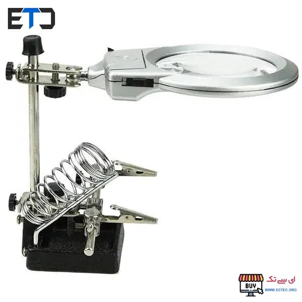 ذره بین و گیره برد های الکترونیکی ZD-10 — تصویر ۲