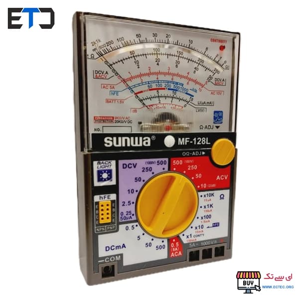 مولتی متر عقربه ای آنالوگ سانوا SUNWA MF-128L — تصویر ۲