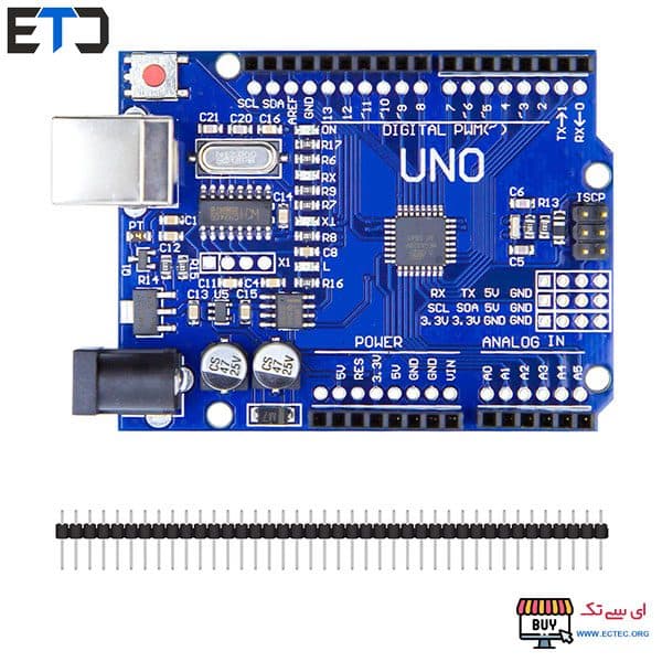 برد آردوینو یونو Arduino UNO SMD با درایور CH340 — تصویر ۴