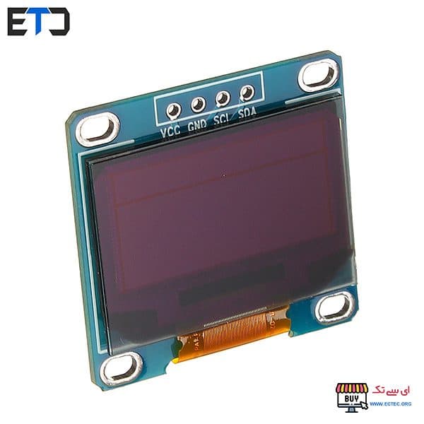 ماژول OLED 0.96 I2C آبی رزولیشن 128×64