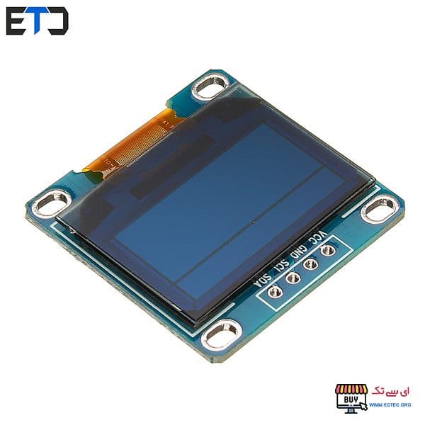 ماژول OLED 0.96 I2C آبی رزولیشن 128×64 — تصویر ۴