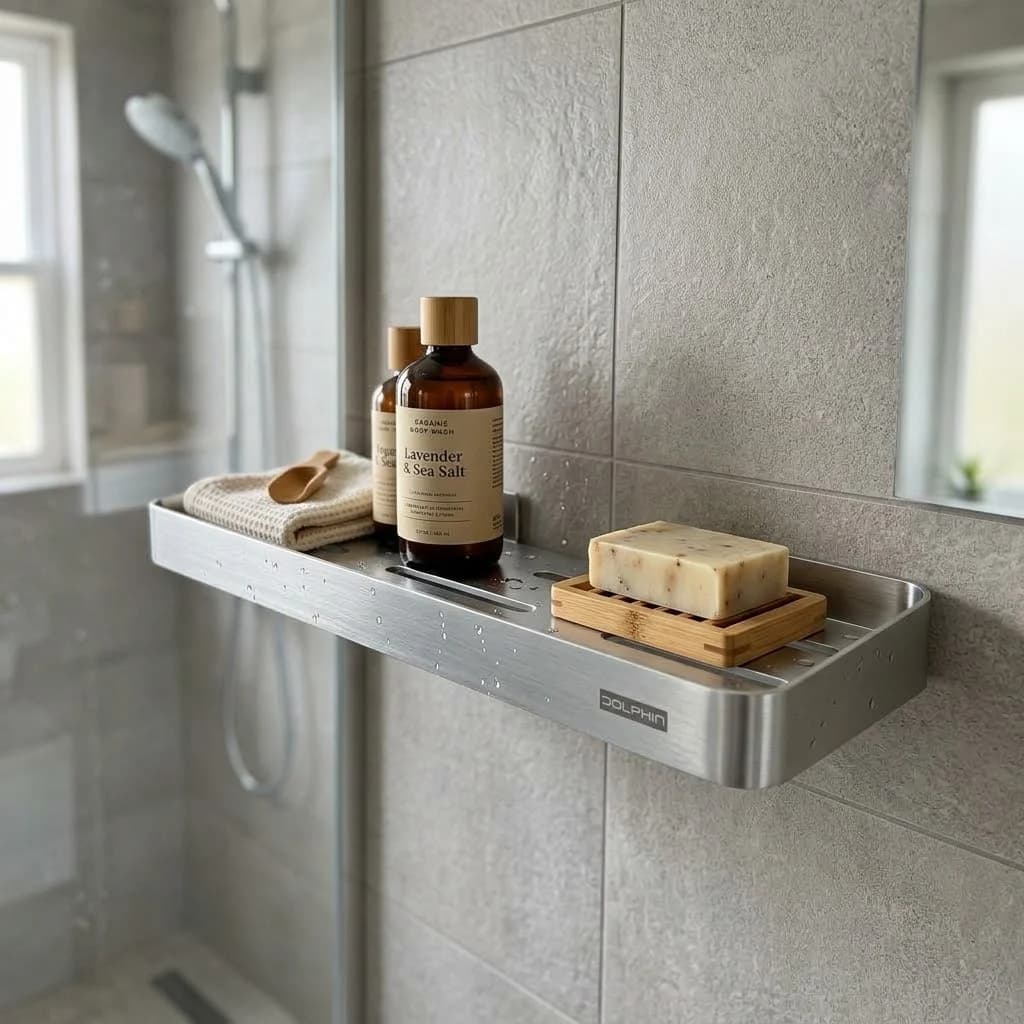 شلف حمام دلفین مدل FK-shelf-49 — تصویر ۲
