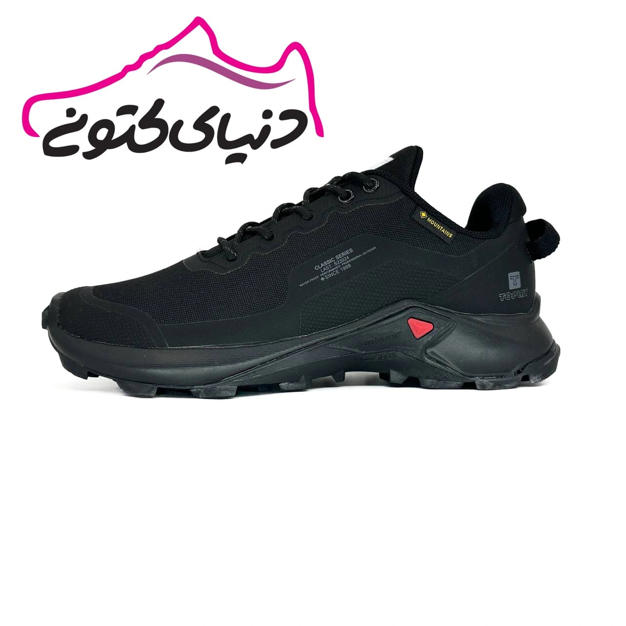 کتونی تاپلی مشکی اورجینال
