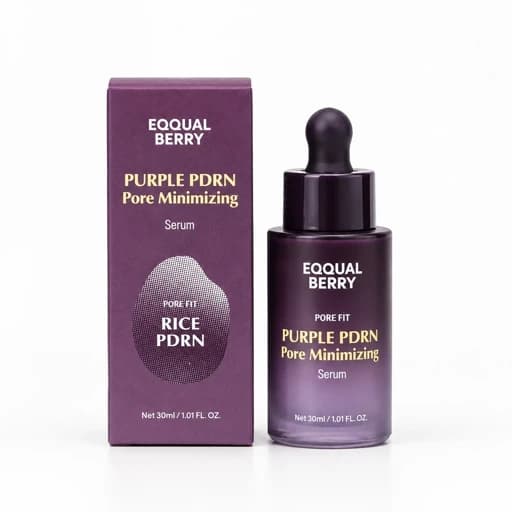 سرم صورت اکوال بری کره ای اورجینال Purple PDRN Pore Minimizing Serum حجم 30 میل کوچک کننده منافذ باز صورت مخصوص پوست
