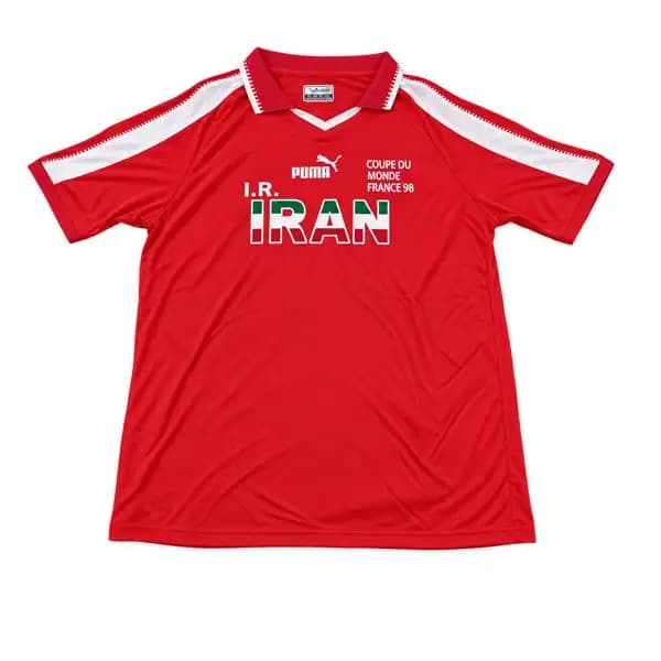 پیراهن کلاسیک خداداد عزیزی ایران (تخفیفی ویژه)(قرمز)