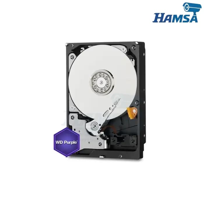 هارد دیسک وسترن دیجیتال بنفش 10 ترابایت WD Purple اصلی — تصویر ۳