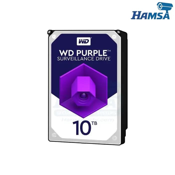 هارد دیسک وسترن دیجیتال بنفش 10 ترابایت WD Purple اصلی