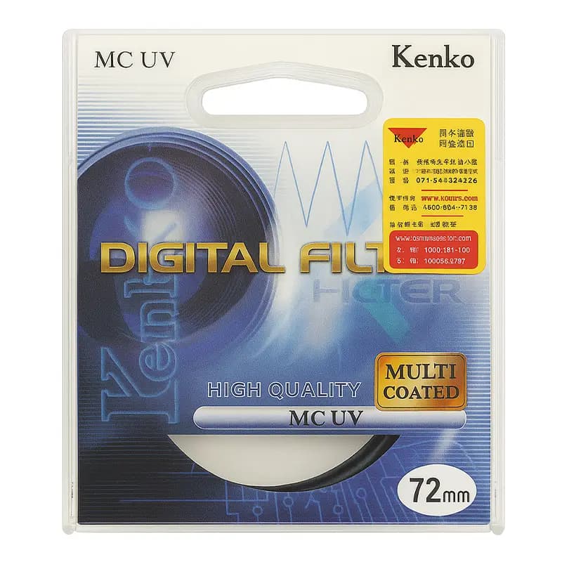 فیلتر لنز UV کوتینگ‌دار سایز 72 میلی‌متری Kenko — تصویر ۲