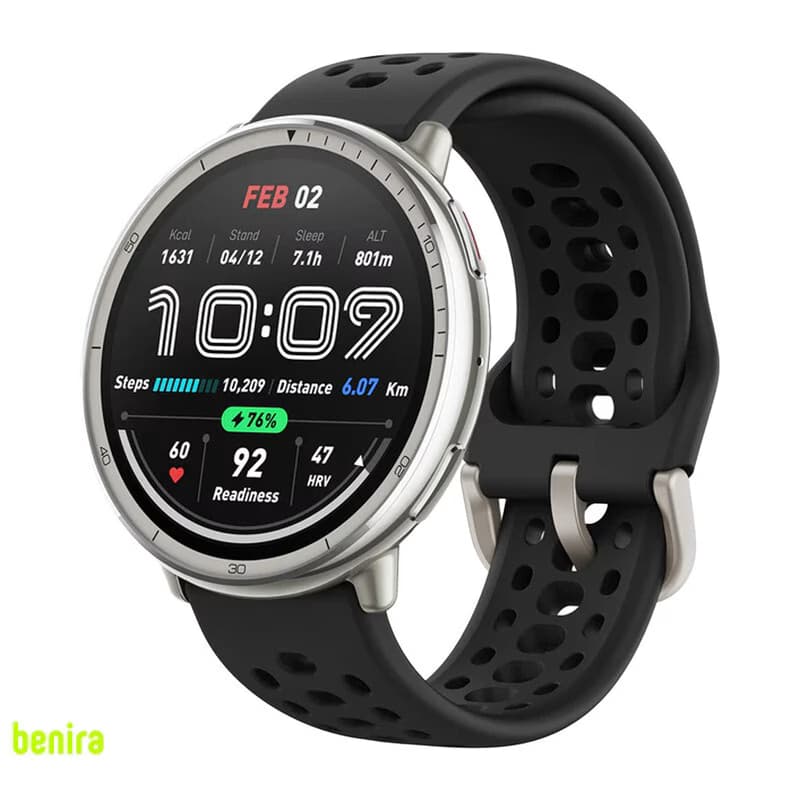 ساعت هوشمند 44 میلیمتری امیزفیت مدل Active 2 با بند سیلیکونی