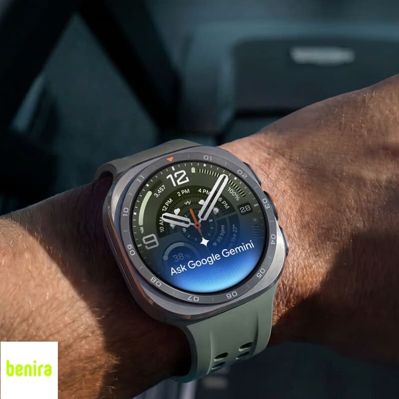 ساعت هوشمند 47 میلیمتری سامسونگ مدل Galaxy Watch Ultra 2 با بند لاستیکی — تصویر ۷
