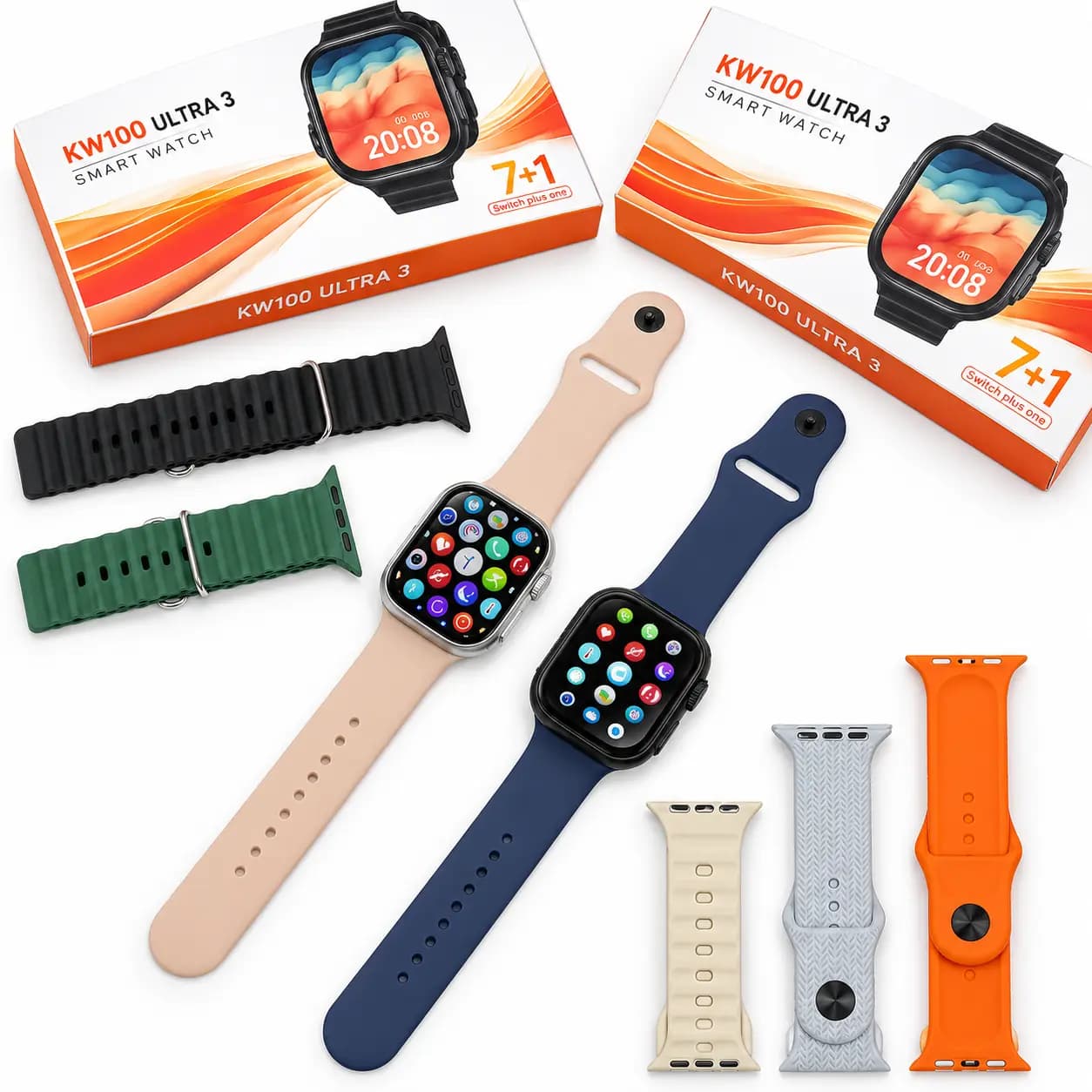 ساعت هوشمند کیکویر مدل KEQIWEAR KW 100 Ultra ۳
