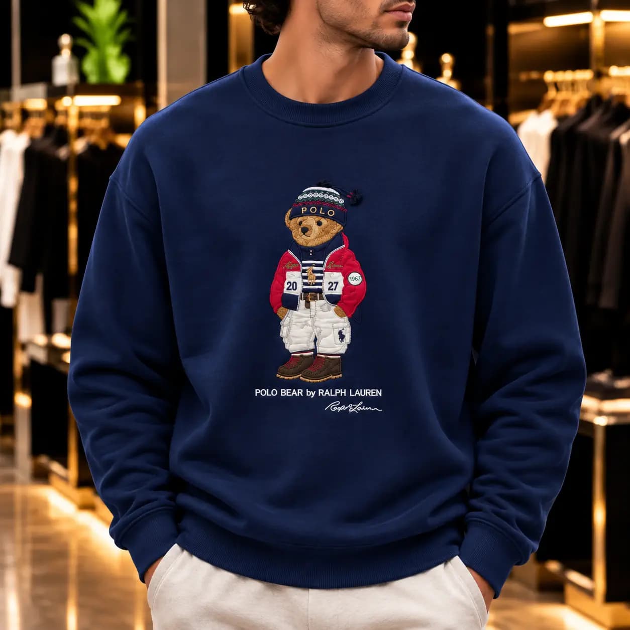 دورس پلو تدی polo teddy رنگ سرمه ای