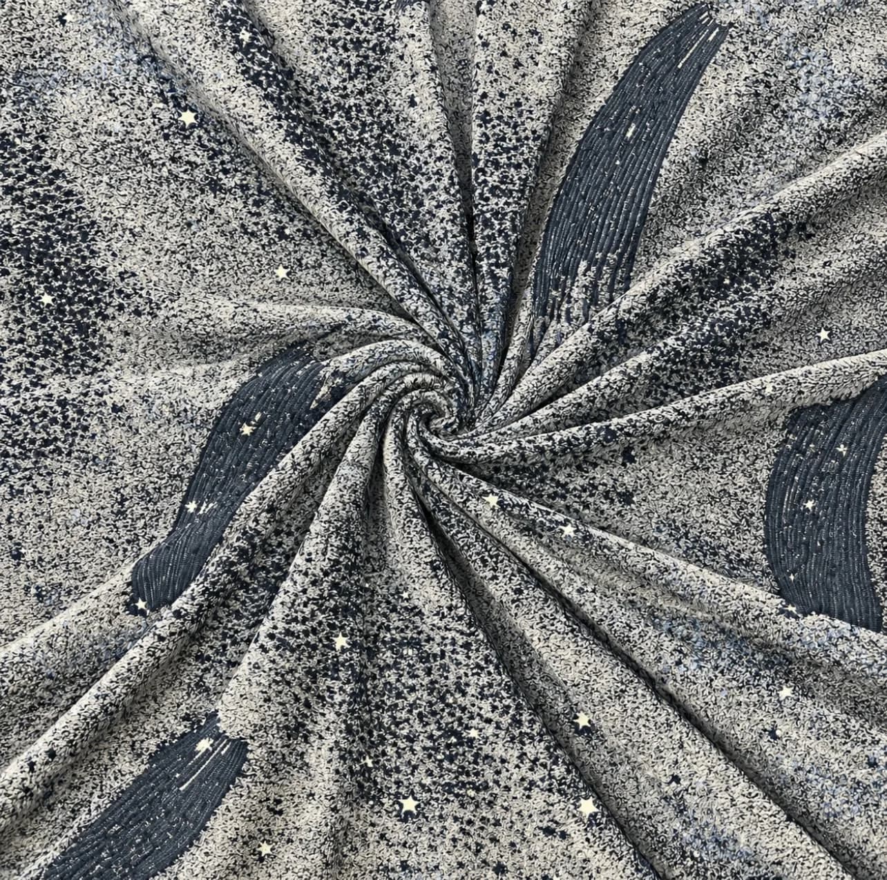 پتو مسافرتی 1.5 نفره مدل شب نما طرح آسمان پر ستاره سایز 175×200 سانتی متر — تصویر ۵