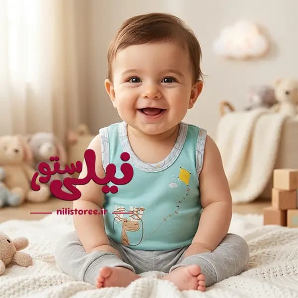 رکابی پسرانه طرح گوزن نیلی