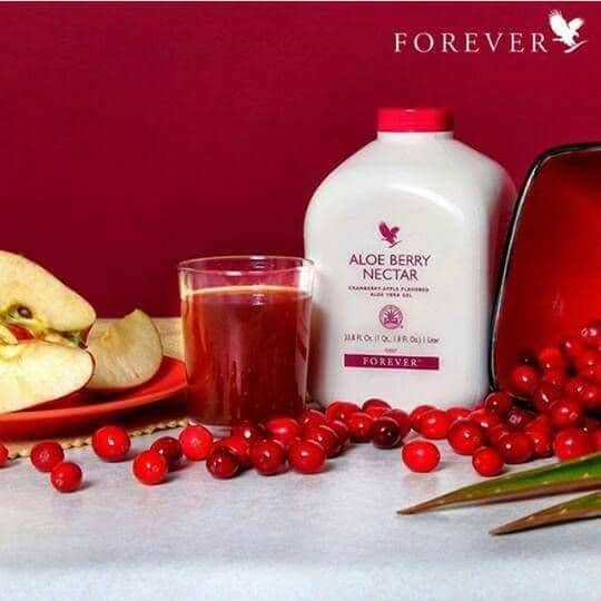 آلوئه بری نکتار فوراور Forever Aloe Berry Nectar طعم کرنبری و سیب در نوشیدنی آلوئهورا کد ۰۳۴ — تصویر ۴