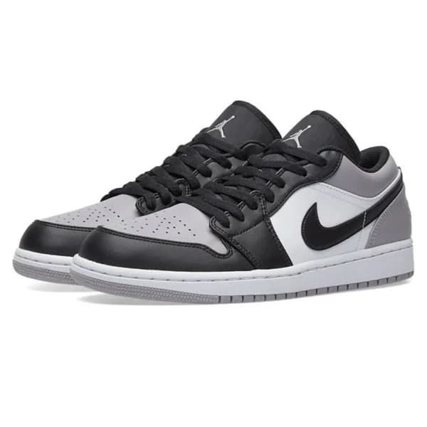جردن وان لو طوسی مشکی سفید Jordan 1 Low Grey Toe