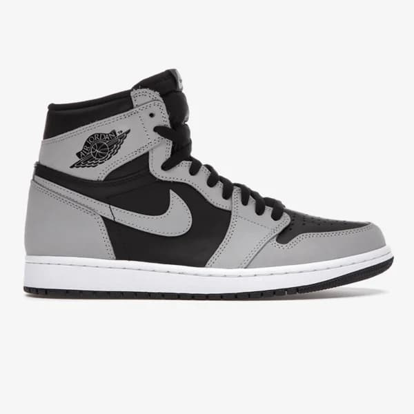 کفش جردن وان رترو شدو طوسی مشکی Jordan 1 Retro High Shadow 2.0