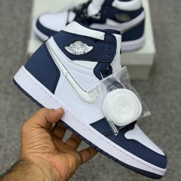 نایک ایر جردن وان AIR Jordan 1 Retro High COJP Midnight Navy — تصویر ۲