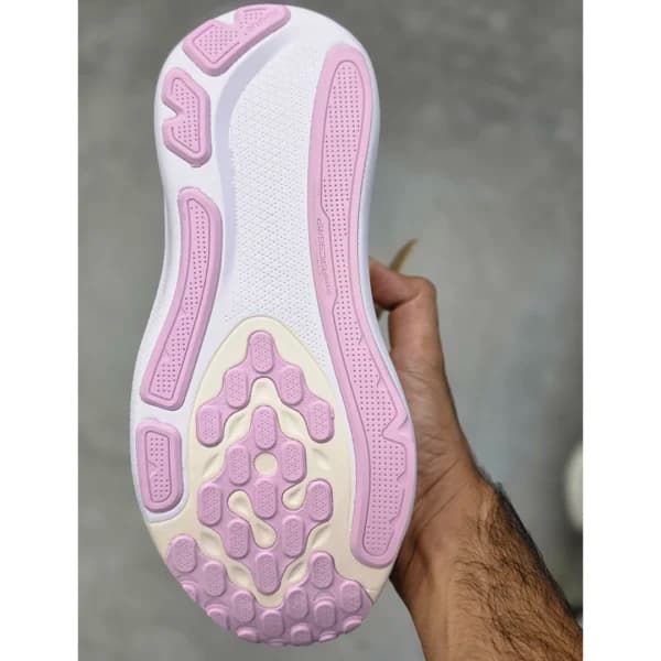 اسیکس ژل کایانو سفید شیری صورتی ASICS GEL-KAYANO 33 — تصویر ۵