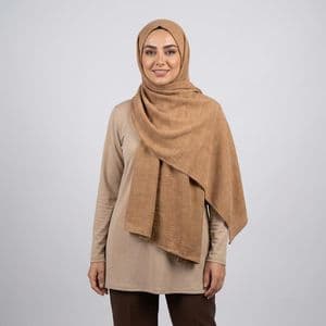 شال زنانه آنالیا مدل نخی پلیسه ساده کد 9721