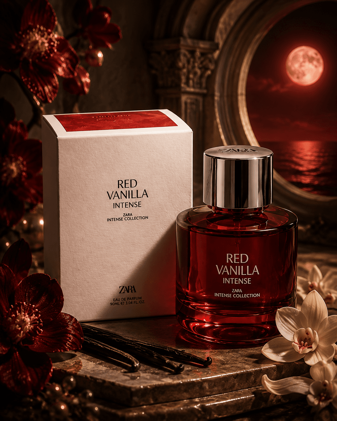 ادکلن زنانه زارا رد وانیلا اینتنس Zara Red Vanilla Intense
