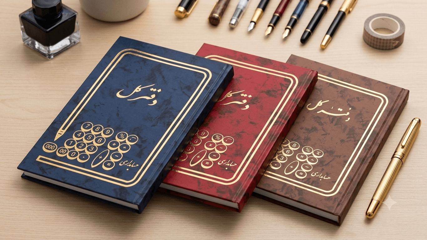 دفتر کل اداری سایز وزیری