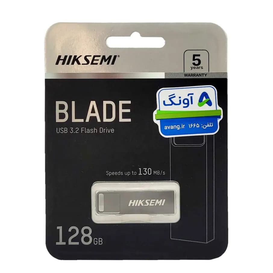فلش مموری هایک سمی مدل E301 BLADE ظرفیت 128 گیگابایت USB3.2 — تصویر ۲
