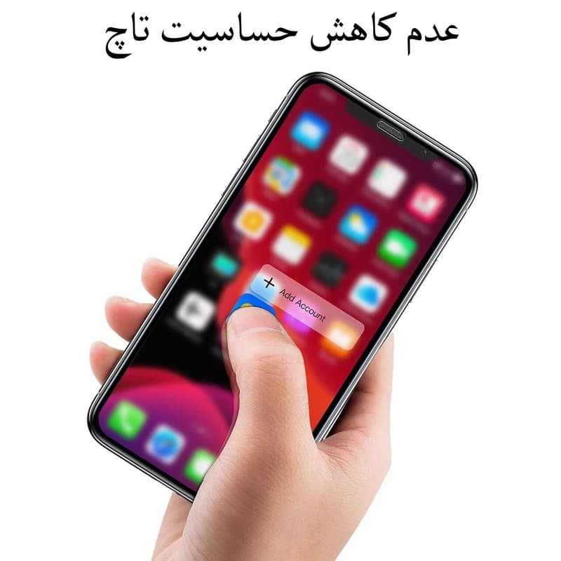 محافظ صفحه نمایش گلس پرایوسی آیفون 12promax — تصویر ۲