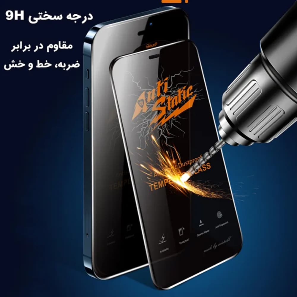 گلس میتوبل Xiaomi Poco M4 Pro مدل آنتی استاتیک — تصویر ۲