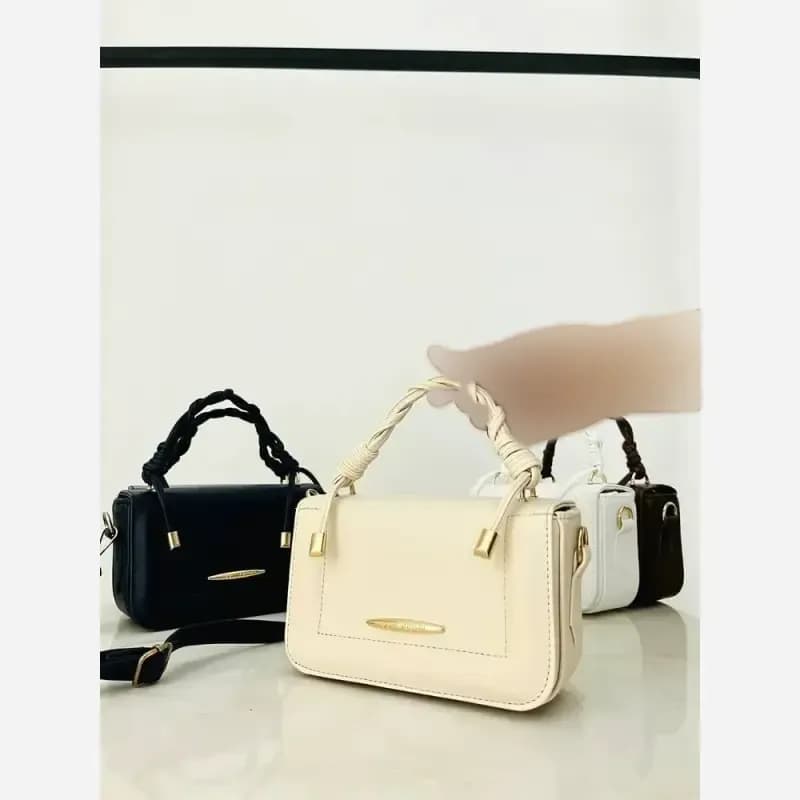 کیف مدل گیسو دستی و دوشی متریال وارداتی رنگبندی متنوع سایز 19 در 12 — تصویر ۳