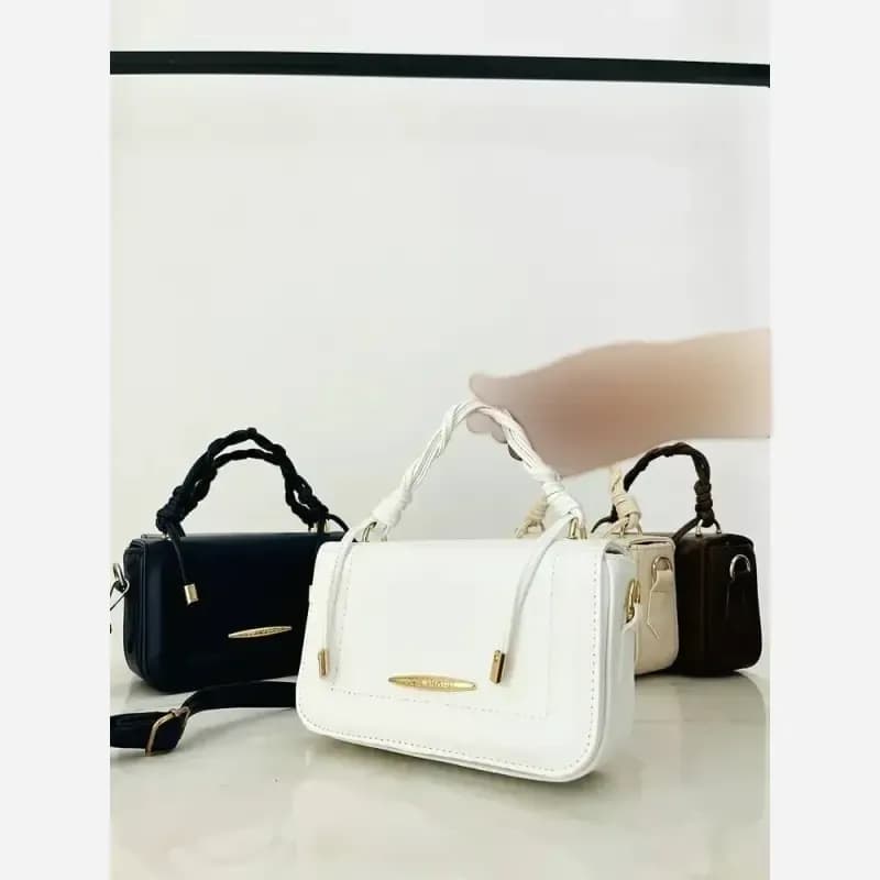 کیف مدل گیسو دستی و دوشی متریال وارداتی رنگبندی متنوع سایز 19 در 12 — تصویر ۴