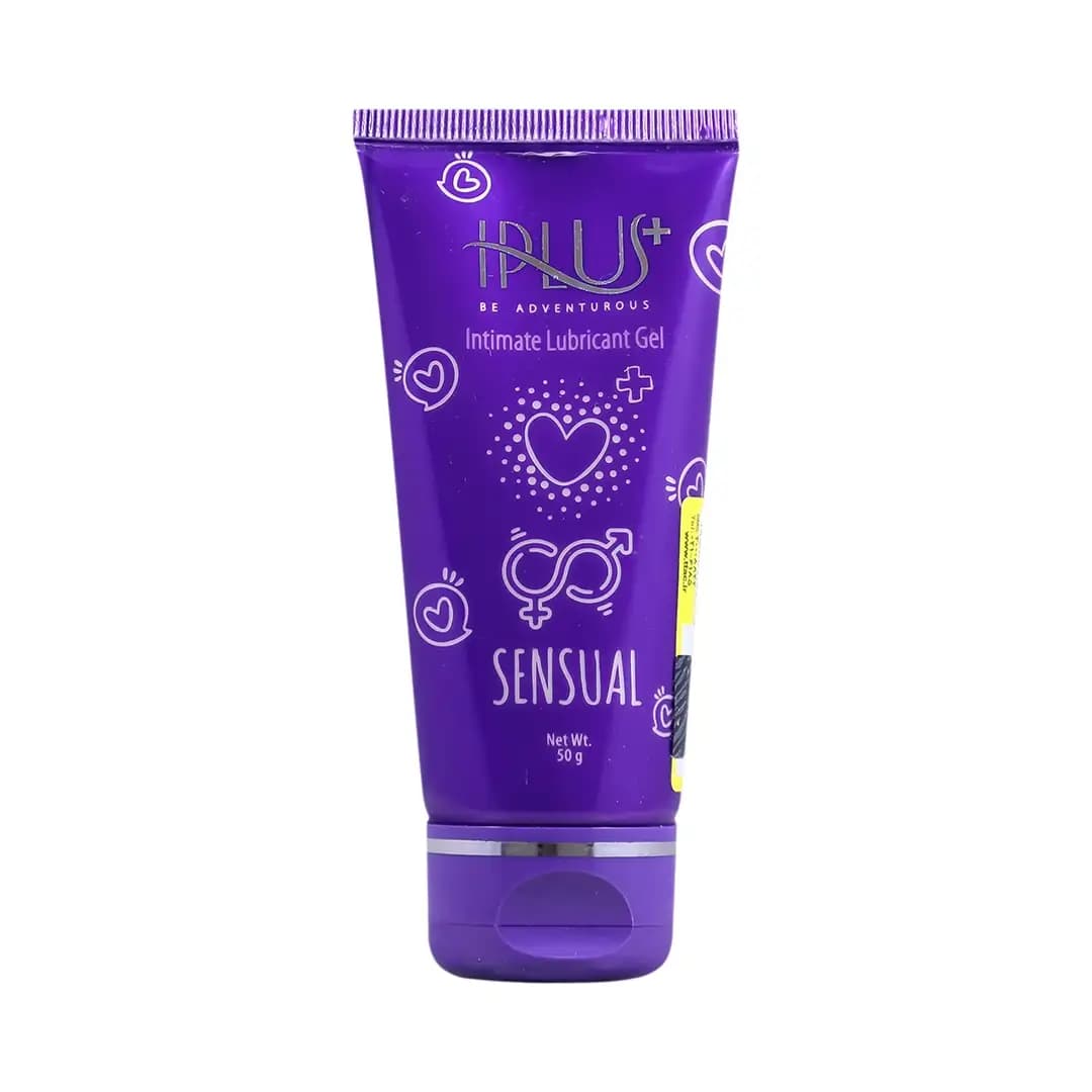 ژل لوبریکانت روان کننده آی پلاس بنفش حاوی عصاره جینسنگ 50 میلی لیتر/Iplus Sensual Intimate Lubricant Gel 50ml
