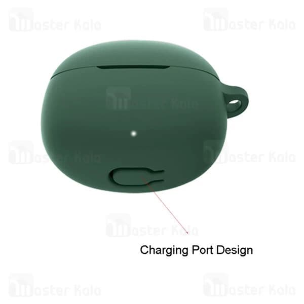 کاور محافظ سیلیکونی هندزفری کیو سی وای Xiaomi QCY T20 دارای قلاب آویز — تصویر ۳
