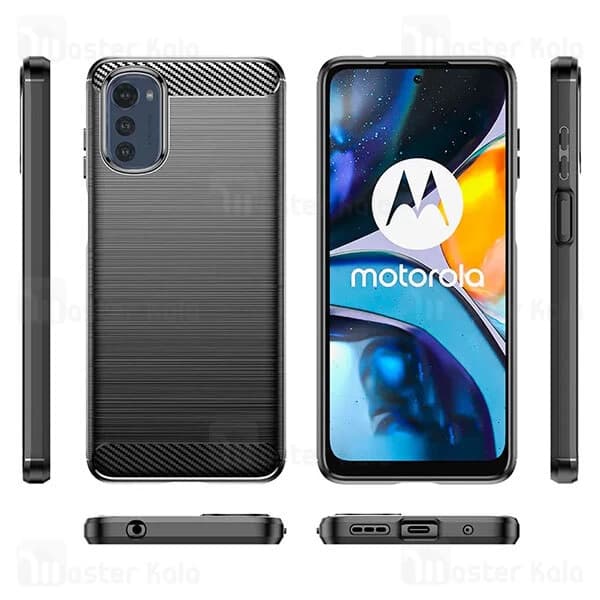 قاب فیبر کربنی موتورولا Motorola Moto E32s Rugged Armor Fiber Carbon — تصویر ۲