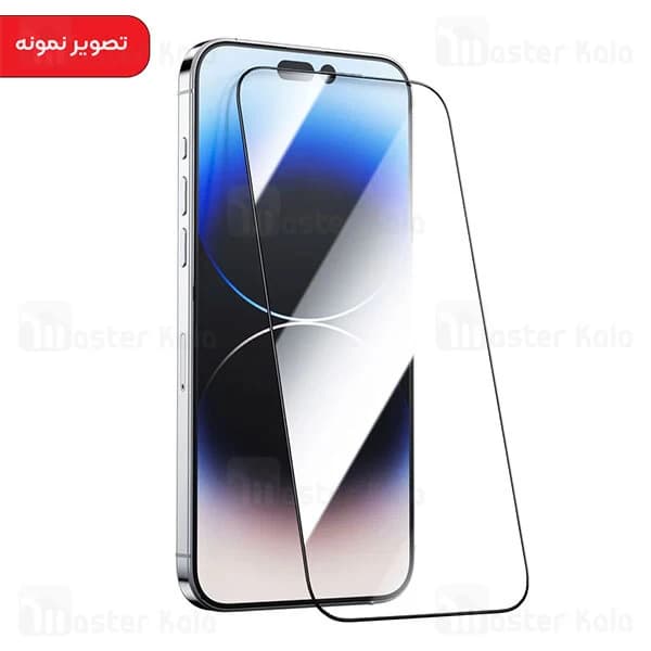 گلس تمام صفحه تمام چسب آیفون گرین لاین Apple iPhone 15 Pro Green Lion 9H Steve — تصویر ۲