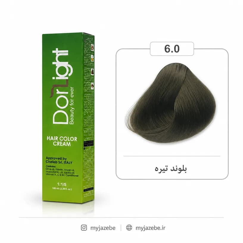 رنگ مو دورلایت 6.0 بلوند تیره