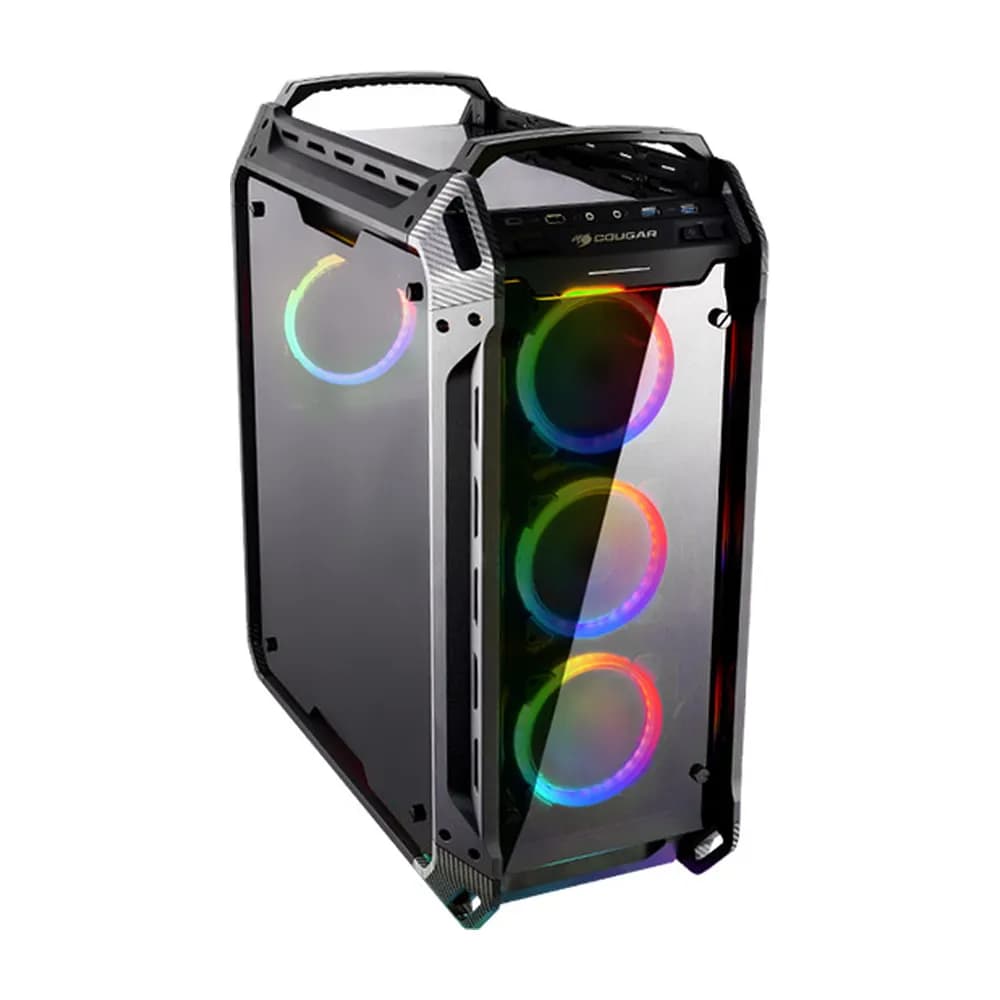 کیس کامپیوتر کوگر Cougar Panzer EVO RGB | فول تاور، ۴ فن ARGB، ۴ پنل شیشه‌ای — تصویر ۲