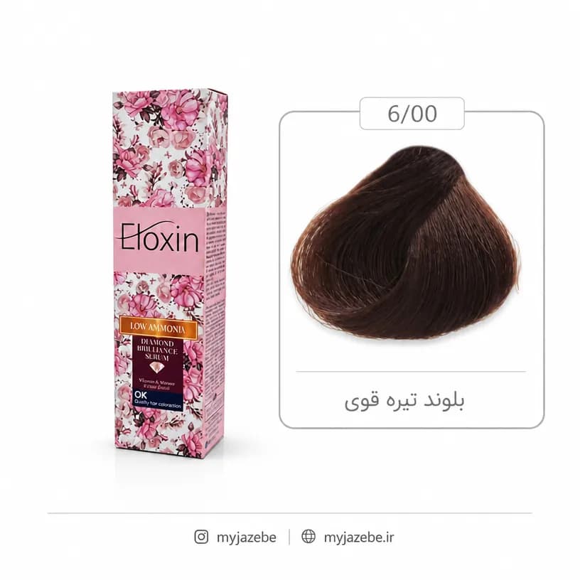 رنگ مو الوکسین 6.00 بلوند تیره قوی 120میل