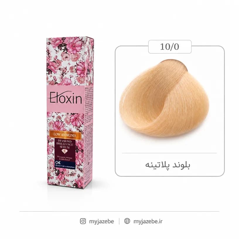 رنگ مو الوکسین 10.0 بلوند پلاتینه 120میل