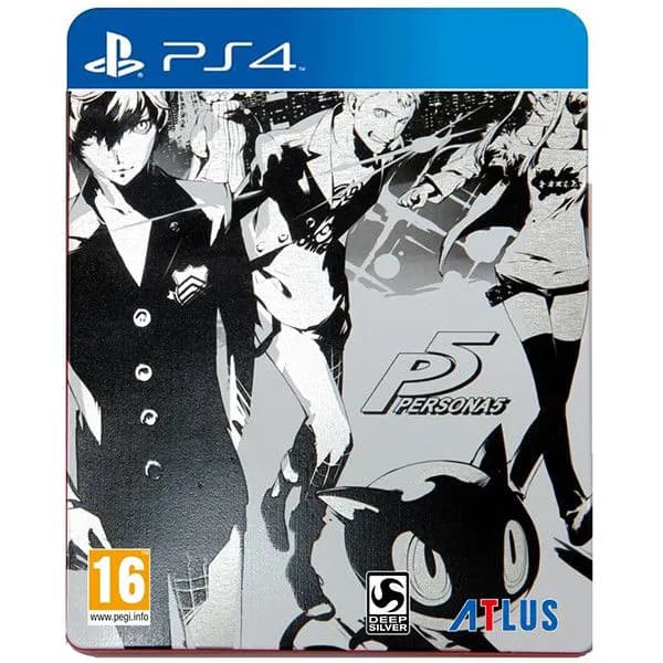 دیسک بازی Persona 5 SteelBook Edition برای PS4 (کارکرده)