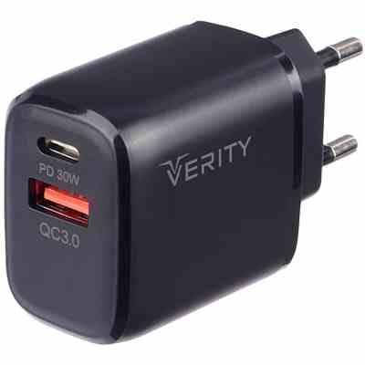 شارژر دیواری فست شارژ Verity AP 2126 QC3.0 — تصویر ۲