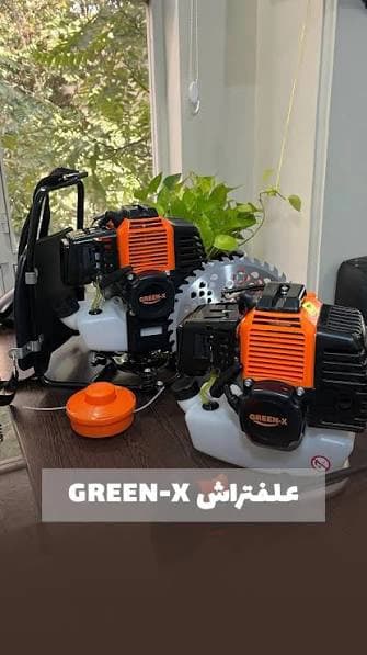 علف زن دوشی برند گرین ایکس موتور 52 سی سی — تصویر ۴