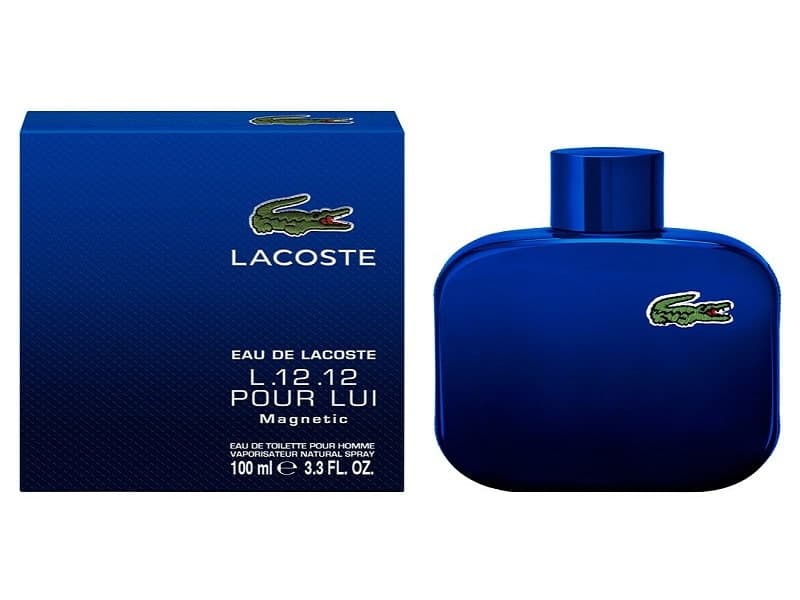 ادکلن مردانه لاگوست ادو لاگوست پورهوم ال.12.12مگنتیک Lacoste Eau de Lacoste Pour Homme L.12.12. Magnetic EDP