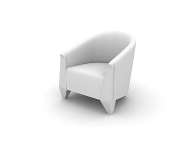 دانلود آبجکت تری‌دی‌مکس صندلی راحتی مدل Armchair-3