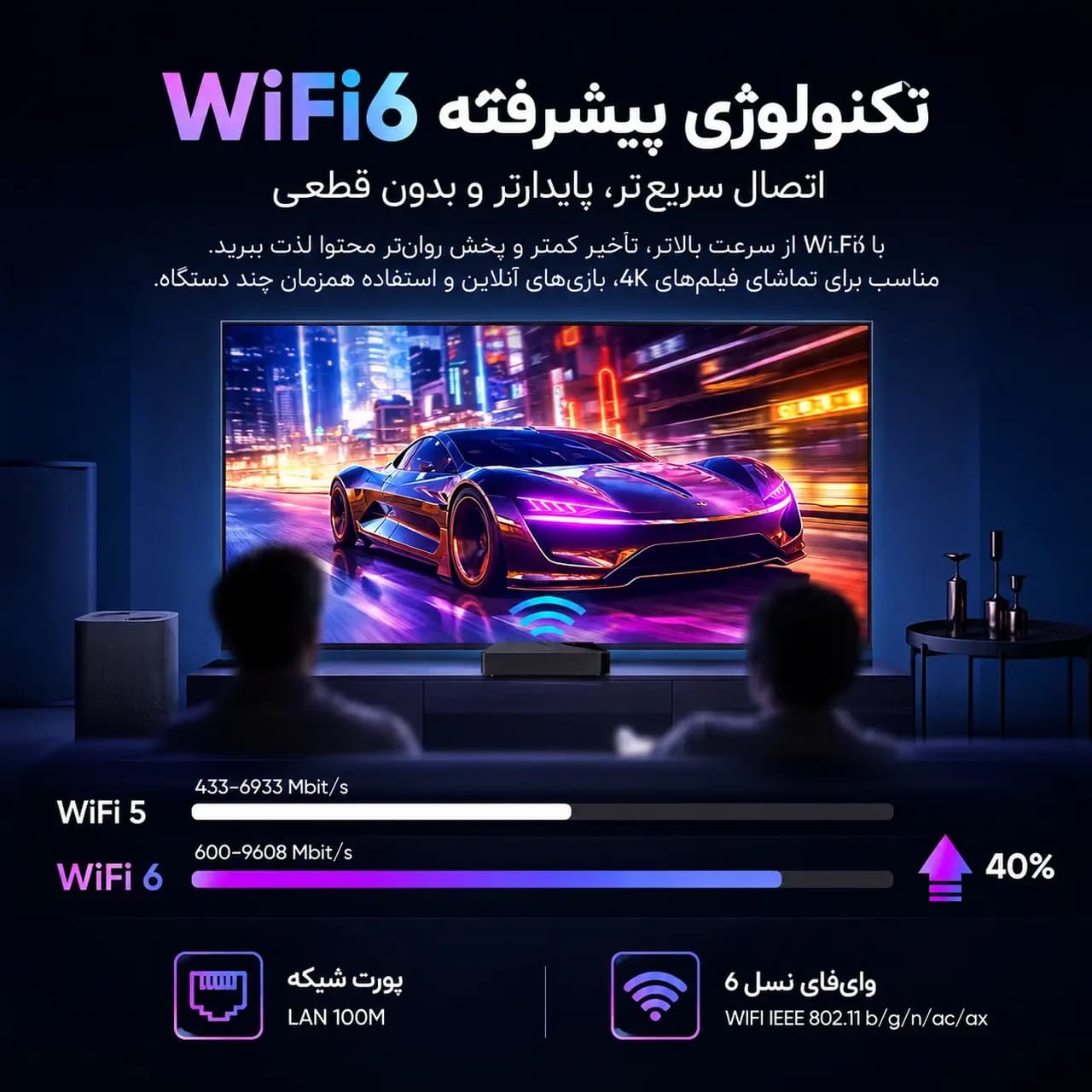 اندروید باکس Beniuse مدل BE-AB05 – مشکی — تصویر ۸